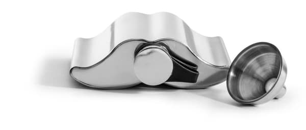 Fickplunta Mustasch, silver Sagaform