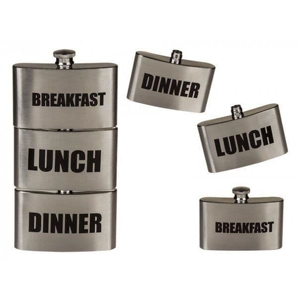 Kolv 3 metallfack frukost lunch middag