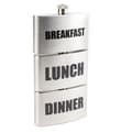 Miniatyrbild 1 av 4: Kolv 3 metallfack frukost lunch middag
