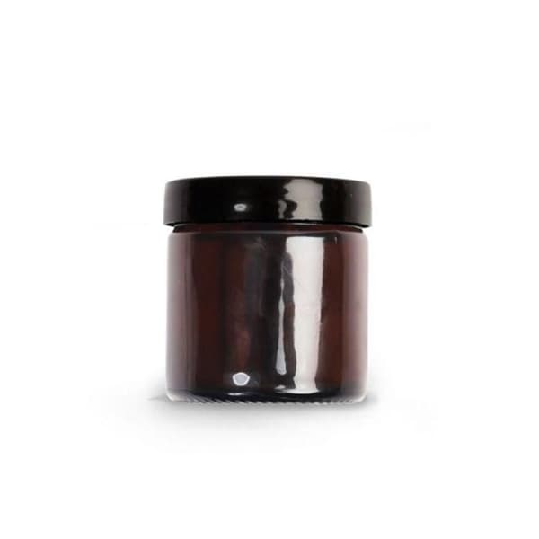 Amber glas granatäpple med lock - 60 ml