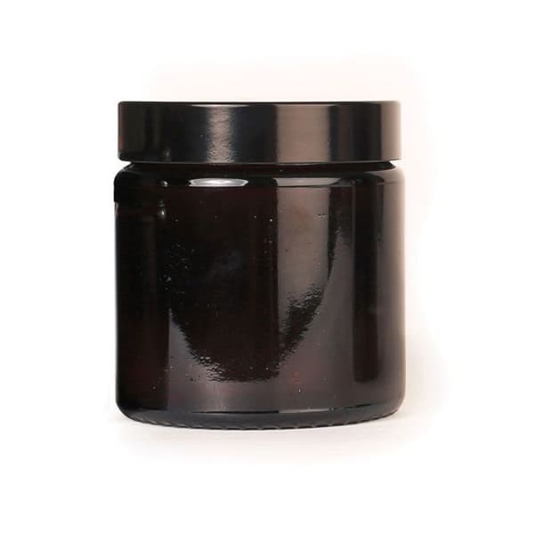 Bärnstensfärgad glasburk - Pommadier - 120 ml