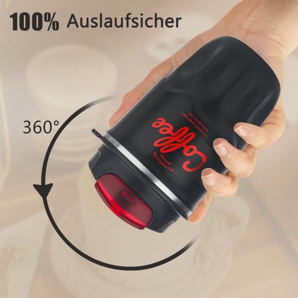 Smart Thermo Cup, 316 Rustfrit Stål, 12h Varme, Lækagesikker, 360 ml