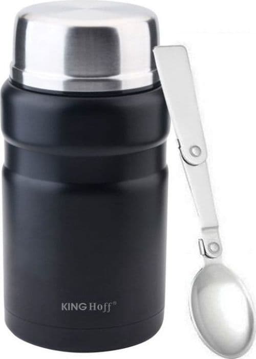 Flask Kinghoff - KH-1460 - Middags termos 0,75 l Svart