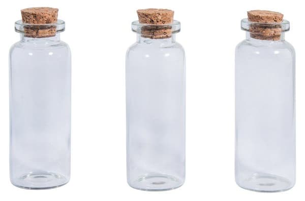 Rayher hobby - 46295000 - Rayher Glasflaska med korklock - 2, 3cm - Transparent