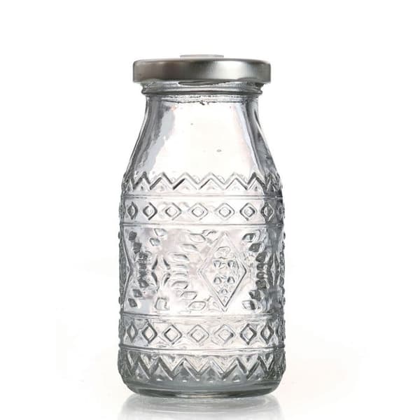 Etnisk Flaska 200ml + Lock Med Hål