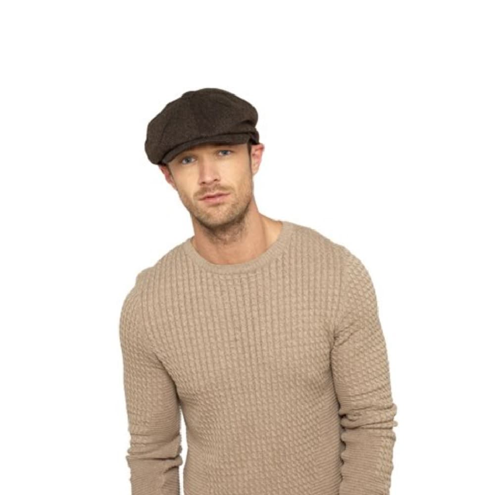 Tom Franks Herringbone Baker Boy Cap för män