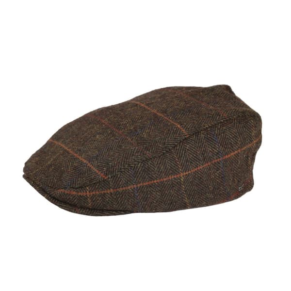 Regatta Mens Acre Checked Tweed Flat Cap