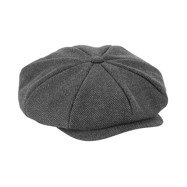 Beechfield Unisex Adult Heritage Herringbone Baker Boy Cap