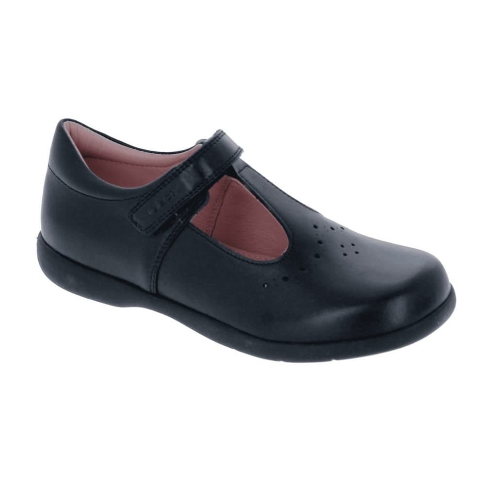 Geox Flickor Naimara Perforerad Patent Läder Mary Janes