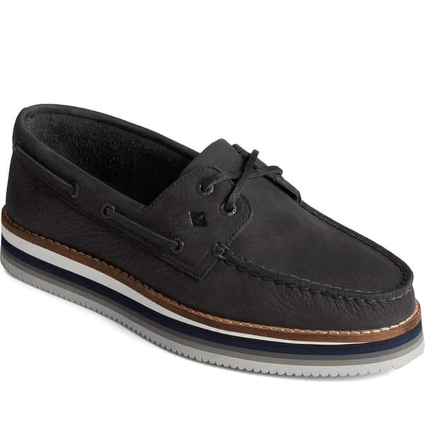 Sperry Womens/Ladies Authentic Original Stacked Leather Boat Shoes