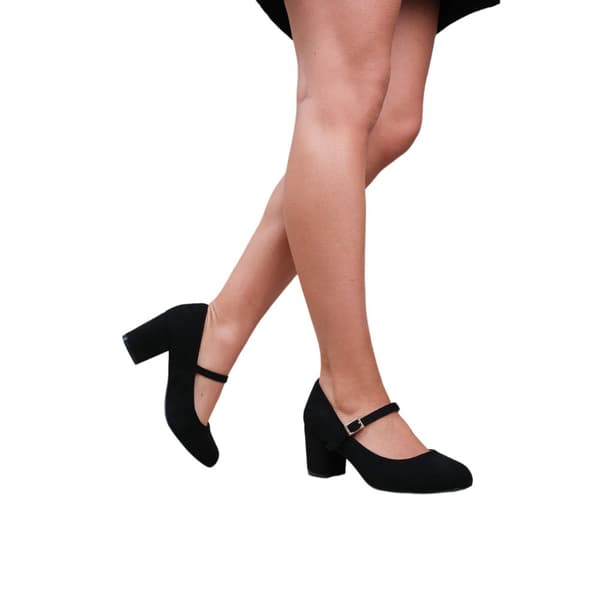 Where's That From Womens/Ladies Araceli Suede Block Heel Mary Janes