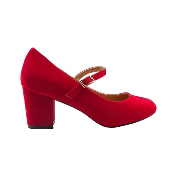 Where's That From Womens/Ladies Araceli Suede Block Heel Mary Janes