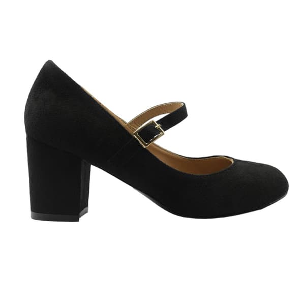 Where's That From Womens/Ladies Araceli Block Heel Mary Janes Black 7 UK