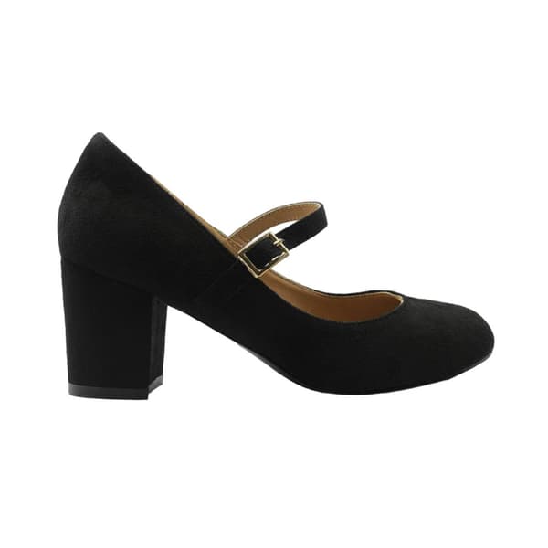 Where's That From Womens/Ladies Araceli Extra Extra Wide Block Heel Mary Janes