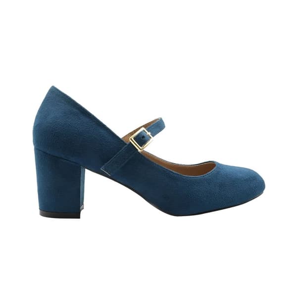 Where's That From Womens/Ladies Araceli Extra Wide Block Heel Mary Janes