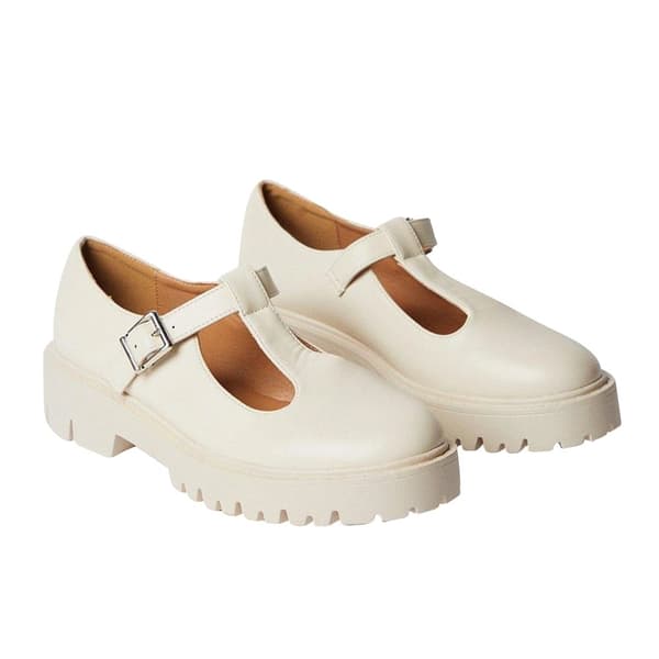 Faith Womens/Ladies Naevias T-Bar Chunky Heel Mary Janes