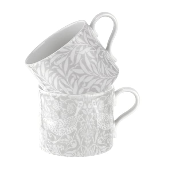 Pure Morris Muggar 2-pack - Strawberrry Thief & Willow Bough 0.34L