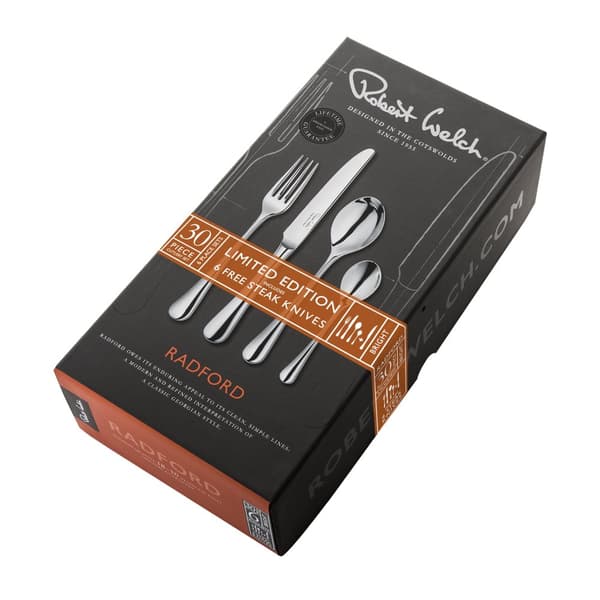 Radford (BR)V Bestickset 24-del med 6 Long Handled Tea Spoon