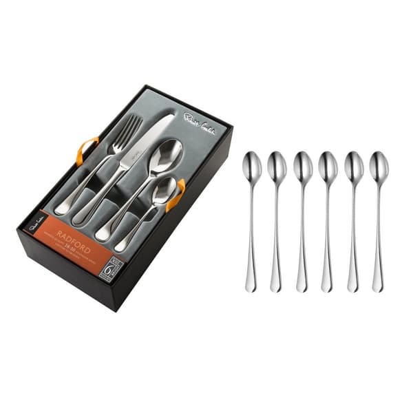Radford (BR)V Bestickset 24-del med 6 Long Handled Tea Spoon