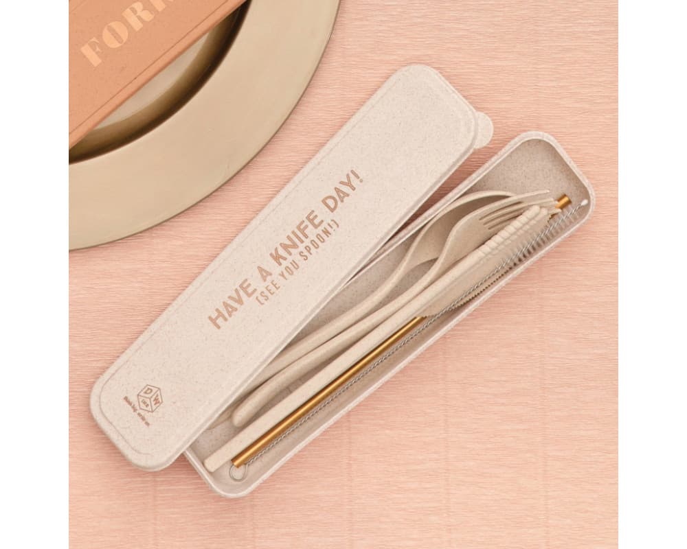 Flergångsbestick Set Natural