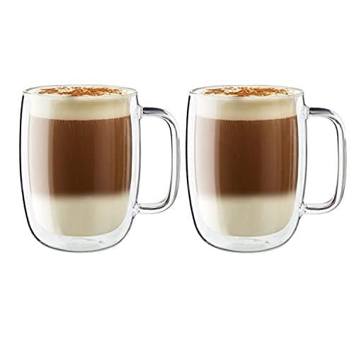 Set med två latte macchiato-glas med handtag Zwilling Sorrento Plus