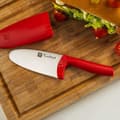 Miniatyrbild 1 av 2: ZWILLING Twinny kockkniv 36550-101-0 10 cm röd Matlagningslektioner för barn