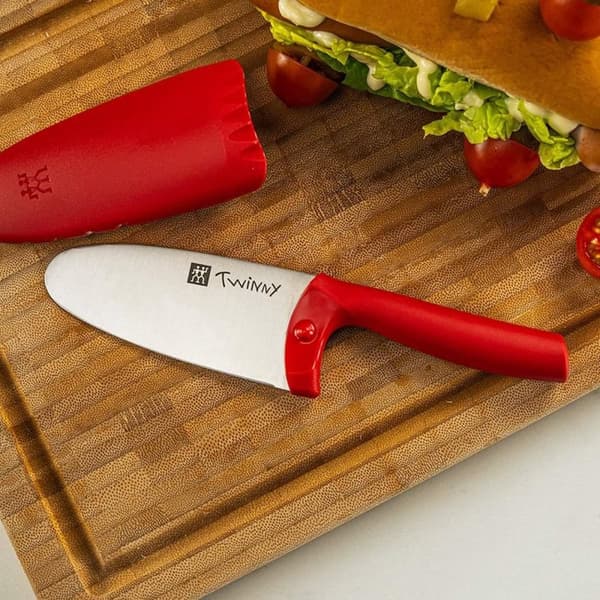 ZWILLING Twinny kokkekniv 36550-101-0 10 cm rød Madlavningskurser for børn