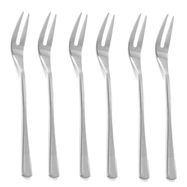 Rostfri snigelgaffel, set om 6 st. - Hendi 402221