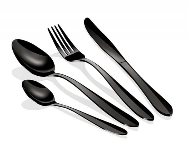 BESTIK 24 STK. BERLINGER HAUS BH-2630 SORT SPEJL