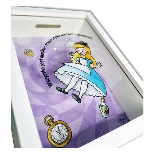 Spargris Alice | Størrelse: 16x12x4cm | SKU: ES0950204PL