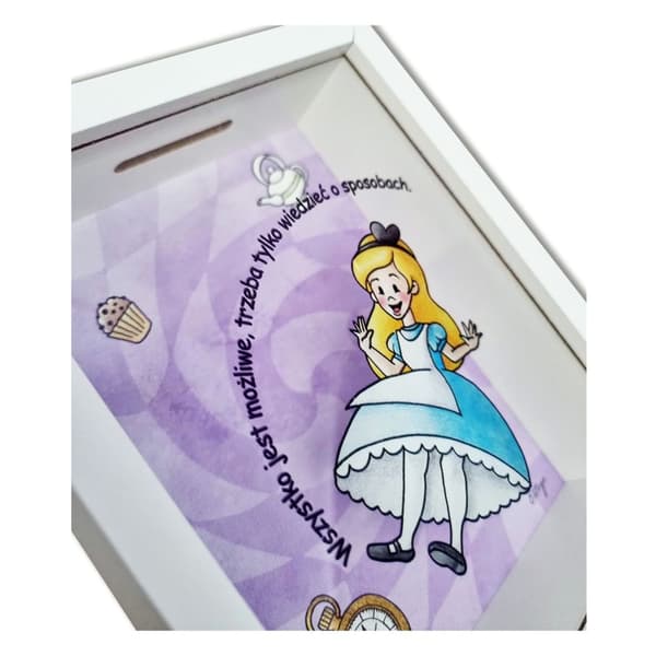 Spargris Alice | Størrelse: 16x12x4cm | SKU: ES0950204PL