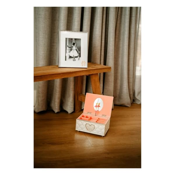 Speldosa ballerina smyckeskrin silver | Storlek: 127x179x107mm | SKU: ZV7419231