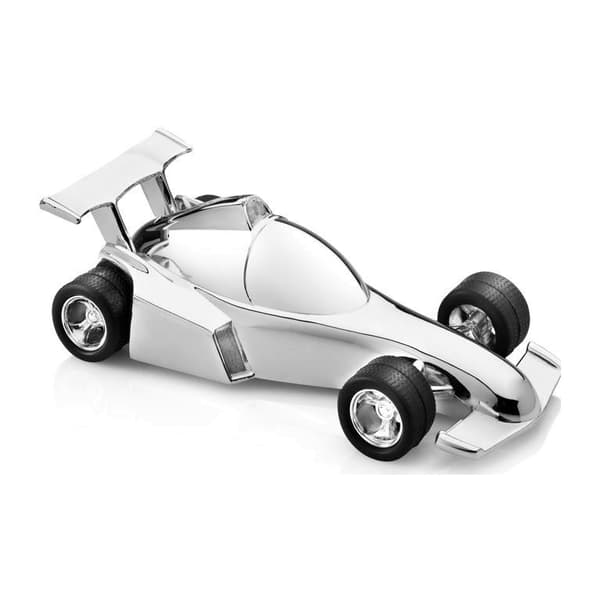 Spargris til et barn i gave - racerbil med gravering | Størrelse: 74x152x45mm | SKU: ZV6357261