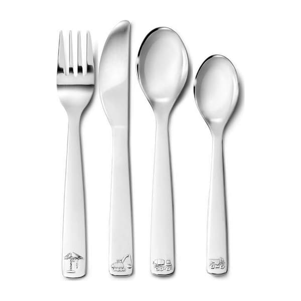 Børnebestik med graveringssæt Maskiner | Størrelse: 160x169x160x141mm | SKU: ZV6826030