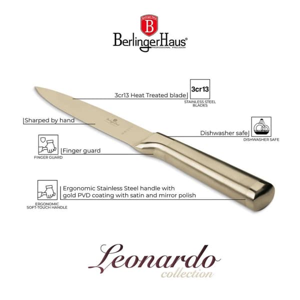 BRUKSKNIV BERLINGER HAUS 12,5 cm BH-2932 GULD