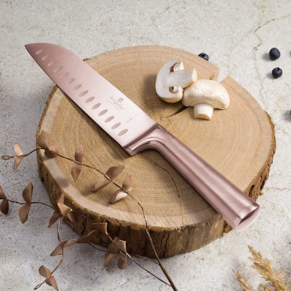 STÅL SANTOKUKNIV BERLINGER HAUS 17,5cm BH-2935 ROSE GULD