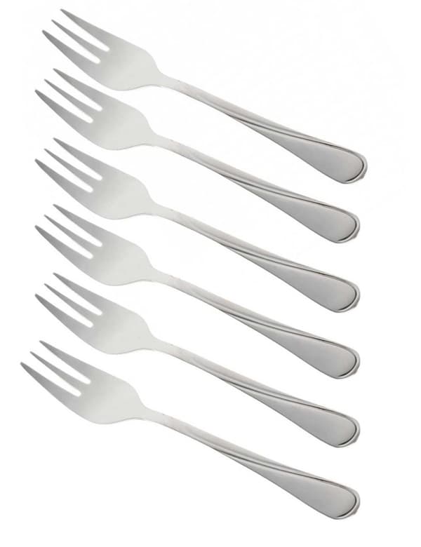 TÅRTGAFFEL 6 st KINGHOFF KH-1441 glans