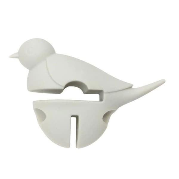 Repose cuillère Petit oiseau blanc 3 i 1 - Dexam
