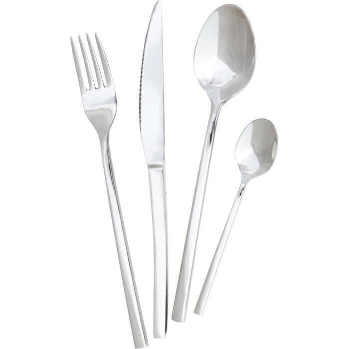 LEBRUN - 500924051 - 24 kpl ruokailuvälinesarja obeliski 5mm sekoitettu veitsi