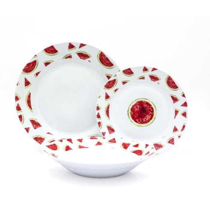ABS - T1903300-X - Ruokailuastiat - 18PCS - Posliini - Pasteettialue
