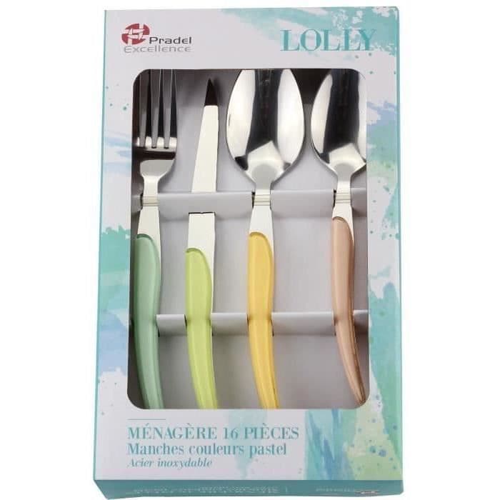 PRADEL EXCELLENCE 2014P-16 Ruokailuvälineet Lolly 16 Pala - Pastelli