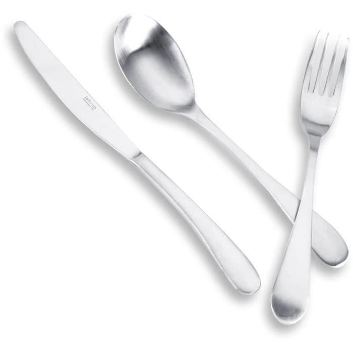 LEBRUN - 20764800 - 48 kpl ruokailuvälinesarja Felix Satin 3mm pihviveitsi