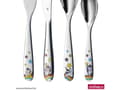 Pikkukuva 3 / 5: WMF 3201005806, Pikkulasten ruokailuvälineet, Monivärinen, Ruostumaton teräs, Ruostumaton teräs, Steinbeck, Poika/tyttö, 16,5 cm