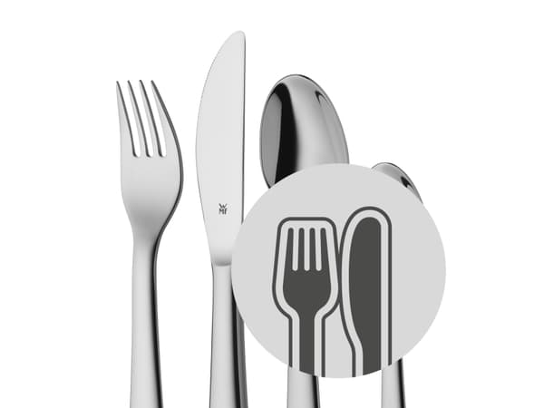 WMF 3201005806, Pikkulasten ruokailuvälineet, Monivärinen, Ruostumaton teräs, Ruostumaton teräs, Steinbeck, Poika/tyttö, 16,5 cm