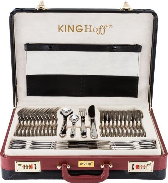 KingHoff KINGHOFF bestick 72 ELE. glansigt KH-3519