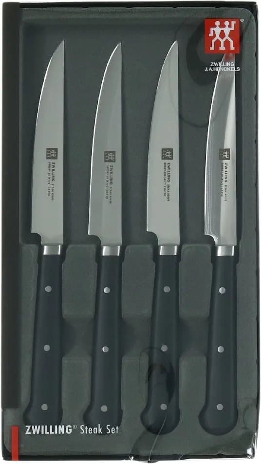 ZWILLING - Steak knife set - 4 stk. - 12 cm - svart