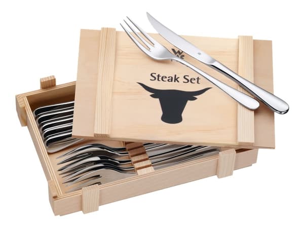 WMF 12.8063.6046 bestikk sett 12 stykker Brun, Metallisk