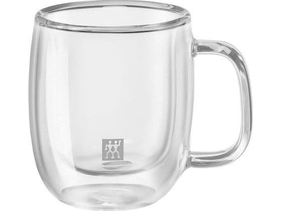 ZWILLING 39500-110, Transparent, Borosilikatglas, Rund, 2 styck, Klar, 80 ml