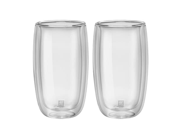ZWILLING 39500-078, Gjennomsiktig, Borosilikatglass, Rund, 2 stykker, Klar, 350 ml