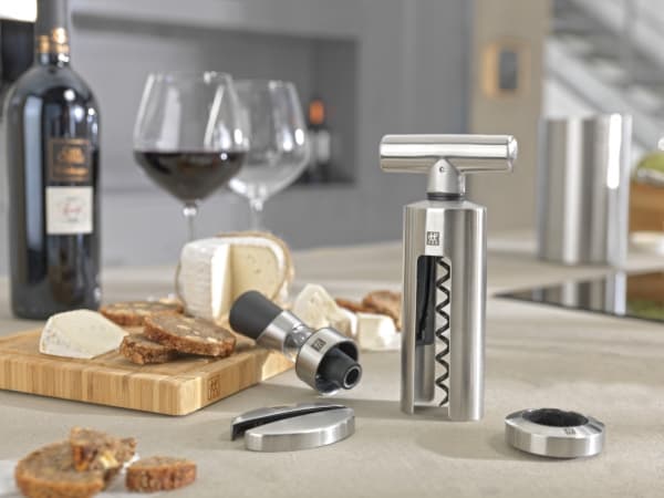 ZWILLING Sommelier, Peruskorkkiruuvi, Hopea, 190 mm